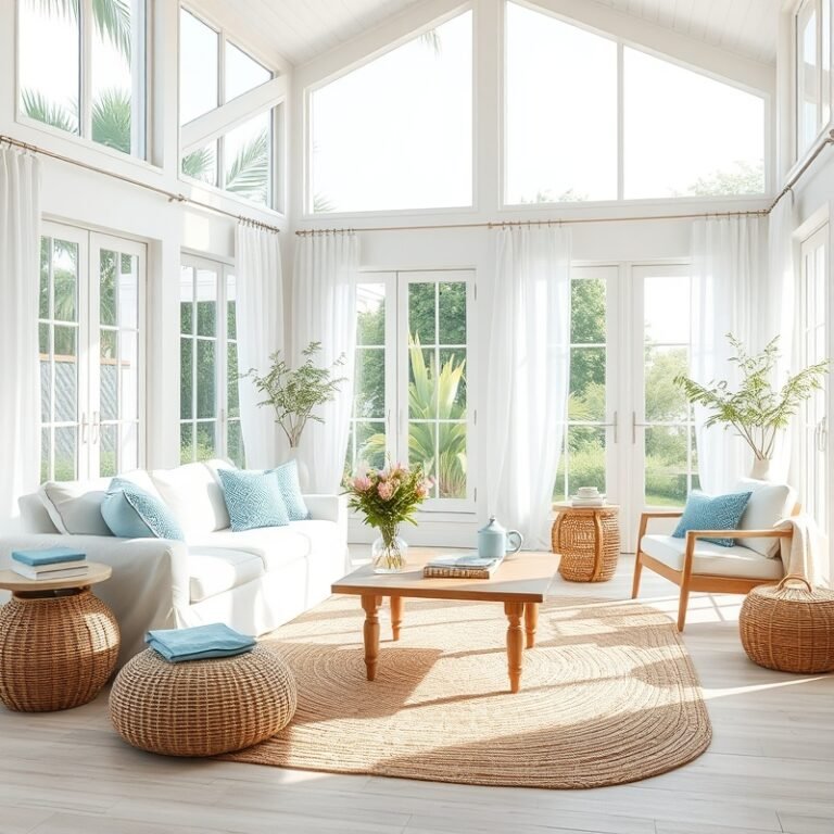 Coastal Summer Living Room