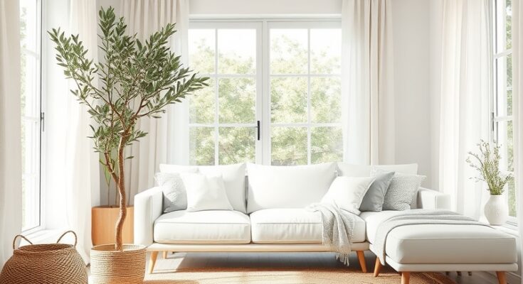 Modern Summer Living Room