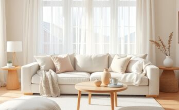 Soft Summer Living Room
