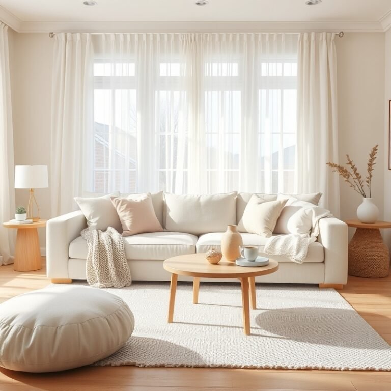 Soft Summer Living Room