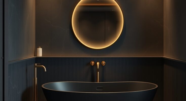 Moody Bathroom Ideas