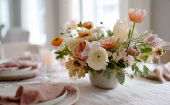 April Table Centerpieces