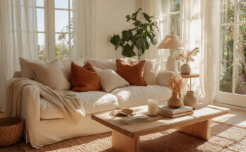 Cozy Summer Living Room