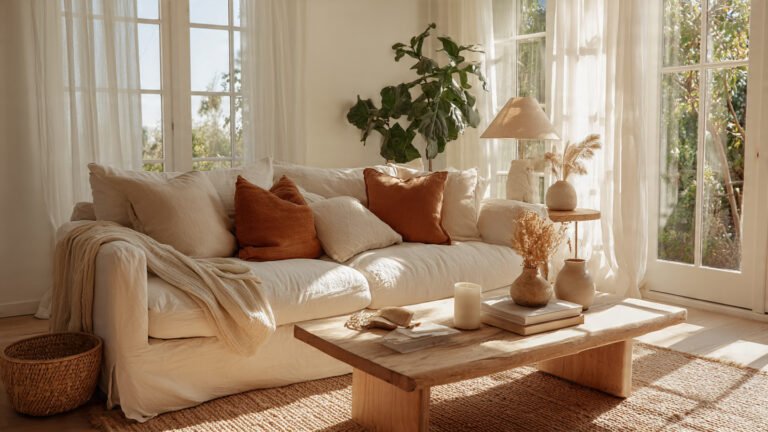 Cozy Summer Living Room