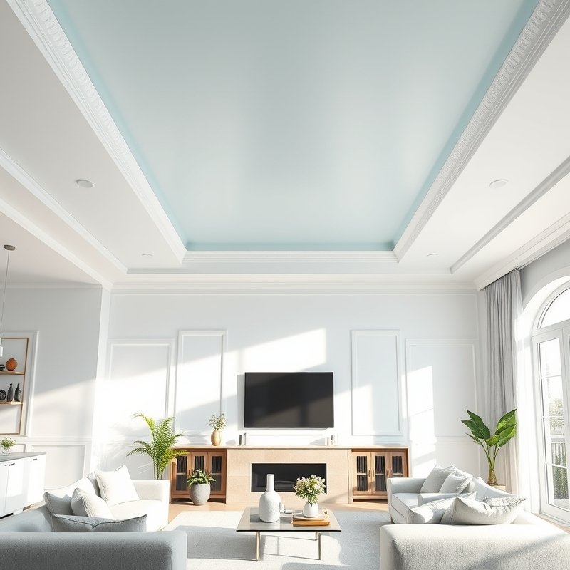 19 Colorful Living Room Ideas 2026 That Add Bold Personality and Happy Vibes Try This Look 9 living room with sky blue painted ceiling