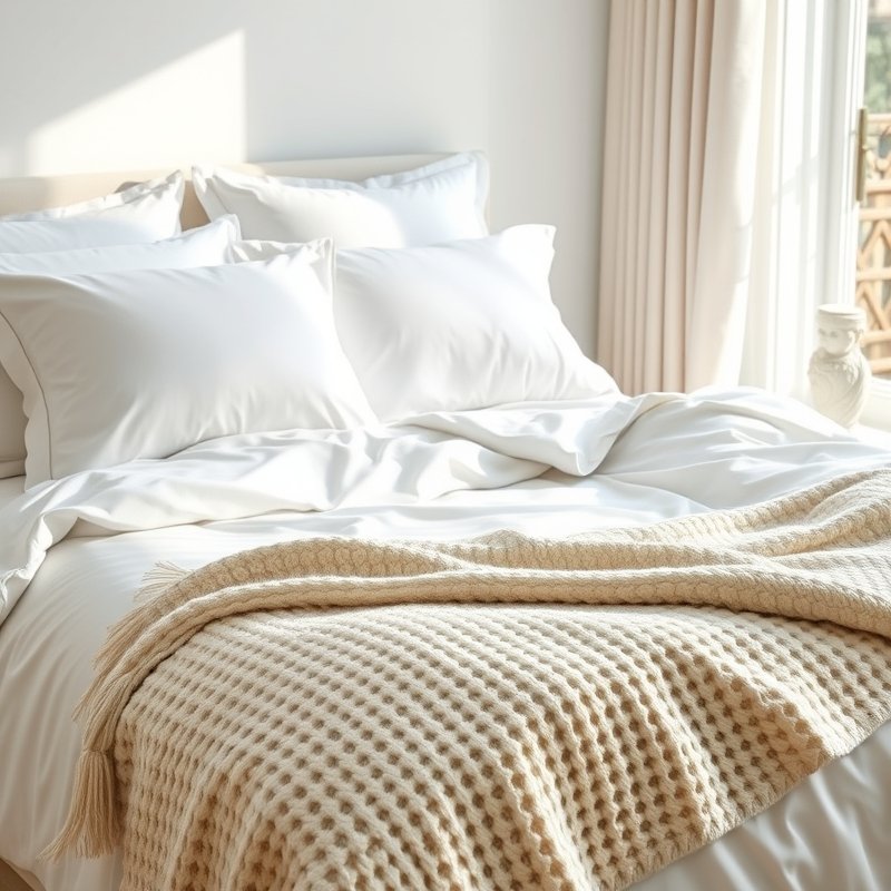 25 Luxury Bedroom Ideas That Make Your Room Feel Like a Five-Star Retreat Get Inspired Today 10 bed with layered white bedding euro shams and throw blanket