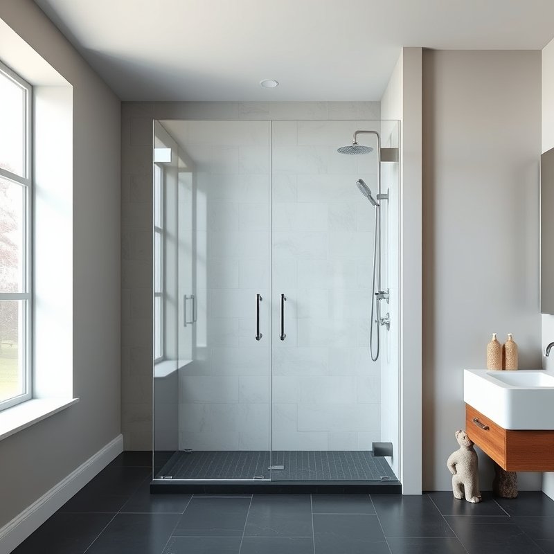 23 Modern Luxury Bathroom Ideas That Create a Sleek and Elegant Retreat You’ll Love This 9 frameless glass shower enclosure in a modern bathroom
