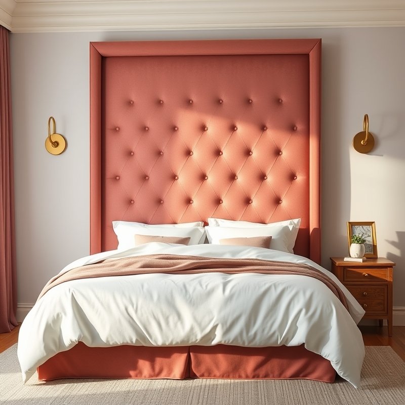 21 Teen Girl Bedroom Ideas 2026 That Create a Cute, Aesthetic, and Trendy Dream Room You’ll Love These 12 Soft pastel velvet upholstered headboard against a white bedroom wall