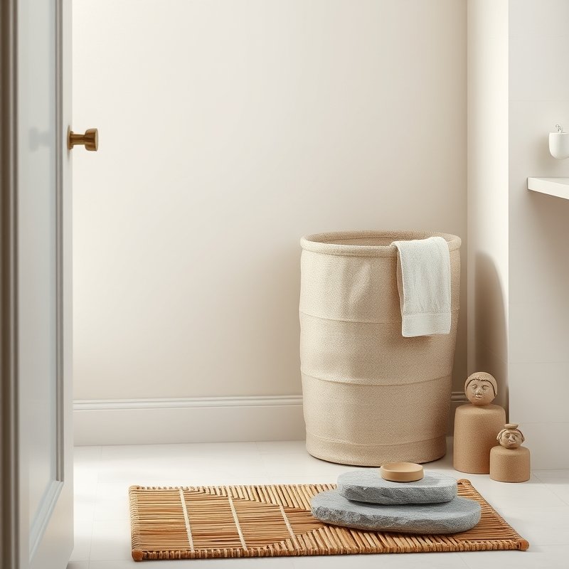 23 Modern Luxury Bathroom Ideas That Create a Sleek and Elegant Retreat You’ll Love This 12 bathroom with linen, bamboo, and stone textures