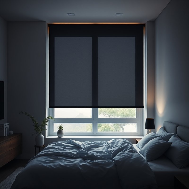 25 Luxury Bedroom Ideas That Make Your Room Feel Like a Five-Star Retreat Get Inspired Today 11 bedroom with smart blackout shades fully lowered