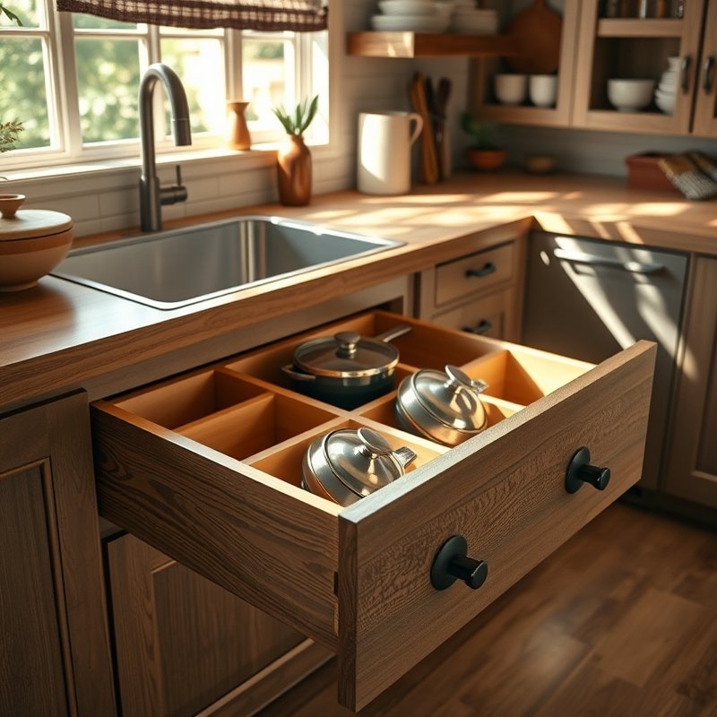 20 Kitchen Decor Ideas 2026 That Transform Your Space With Modern Style and Charm Upgrade Now 10 organized deep kitchen drawers with wood dividers for pots
