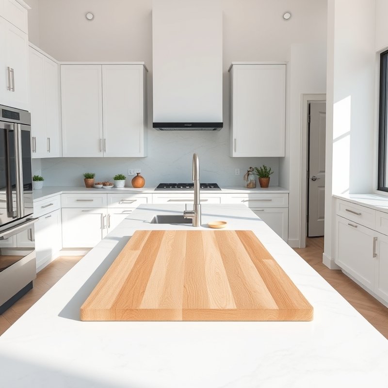 22 Island Kitchen Ideas That Add Style, Storage, and Function Upgrade Your Space Today 3 kitchen island with pull-out wooden cutting board partially extended