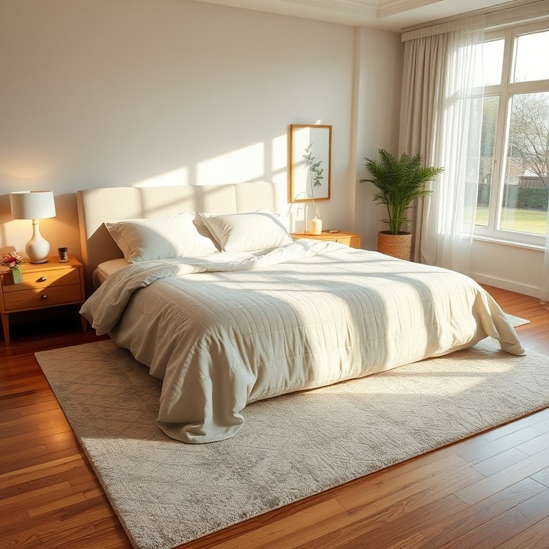 25 Luxury Bedroom Ideas That Make Your Room Feel Like a Five-Star Retreat Get Inspired Today 15 bedroom with large plush neutral area rug under bed