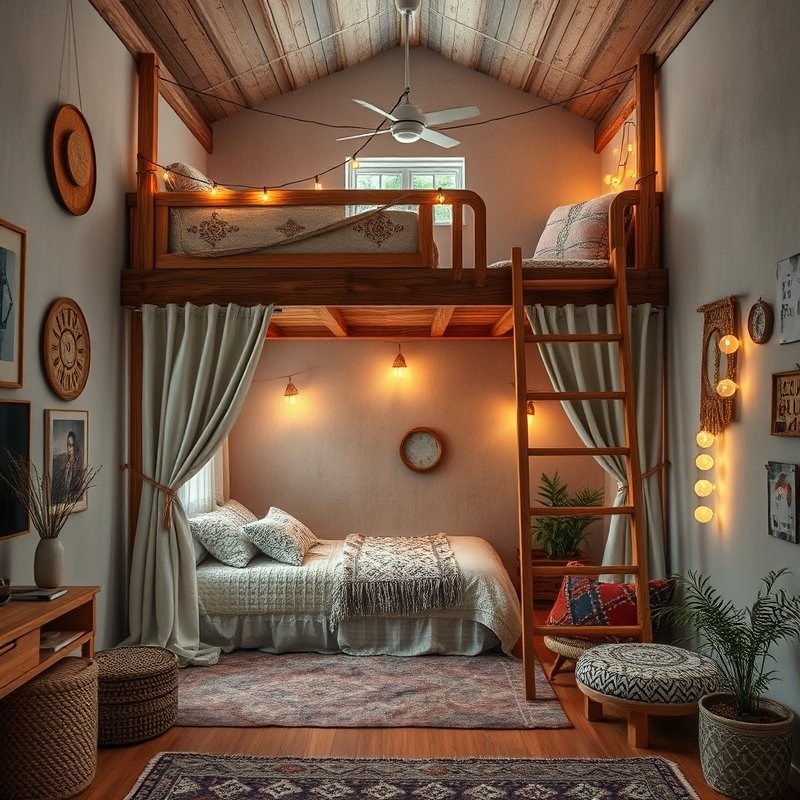 18 Living Room and Bedroom Combo Ideas That Save Space Without Sacrificing Style Try These Now 17 custom bunk style with a lounge area on top and bed below