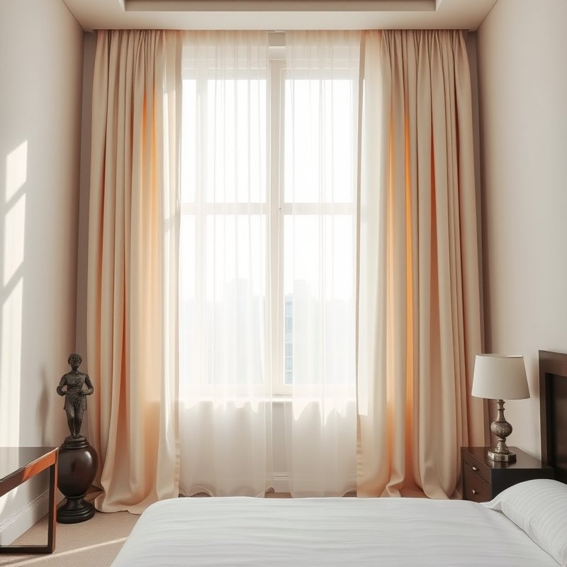 25 Luxury Bedroom Ideas That Make Your Room Feel Like a Five-Star Retreat Get Inspired Today 3 bedroom window with floor to ceiling silk drapes