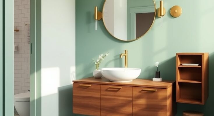 Mid Century Modern Bathroom