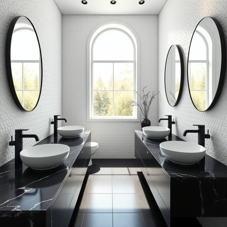 Black and White Bathroom Ideas