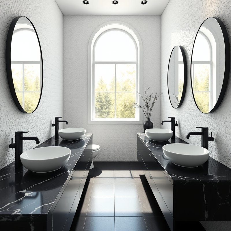 Black and White Bathroom Ideas